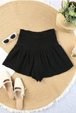 Smocked Wide Waistband Shorts