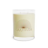 Gratitude Scented Candle - Full Glass, 11oz
