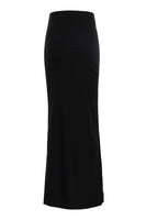 Elastic Waist Maxi Skirt