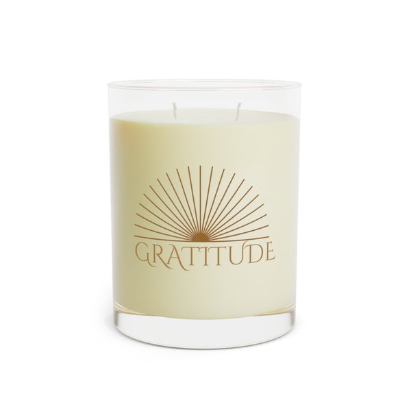 Gratitude Scented Candle - Full Glass, 11oz