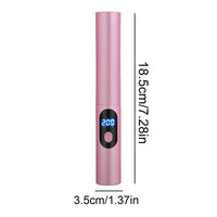 Curly Hair Straightener Iron Comb Cordless USB Charging Mini Hair