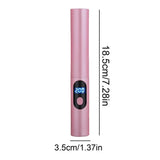 Curly Hair Straightener Iron Comb Cordless USB Charging Mini Hair