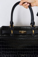 David Jones Texture PU Leather Handbag